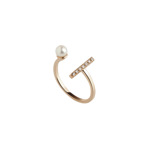 Jokabeth Jewelry Archival Open Pearl Ring