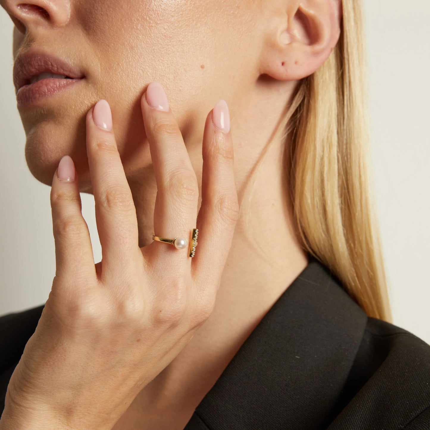 Jokabeth Jewelry Archival Open Pearl Ring