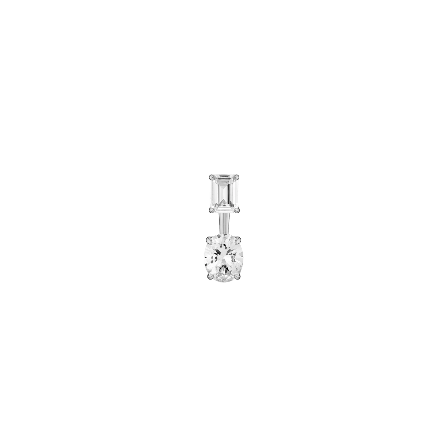 Jokabeth Jewelry Lab Grown White Sapphire Ear Jacket