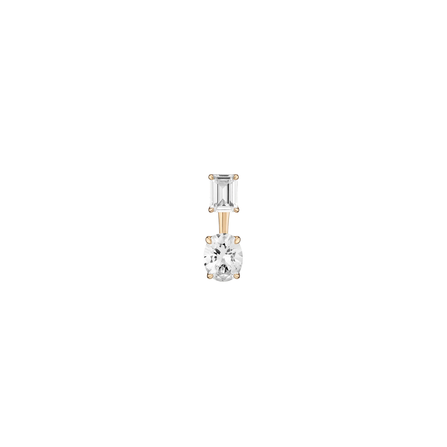 Jokabeth Jewelry Lab Grown White Sapphire Ear Jacket