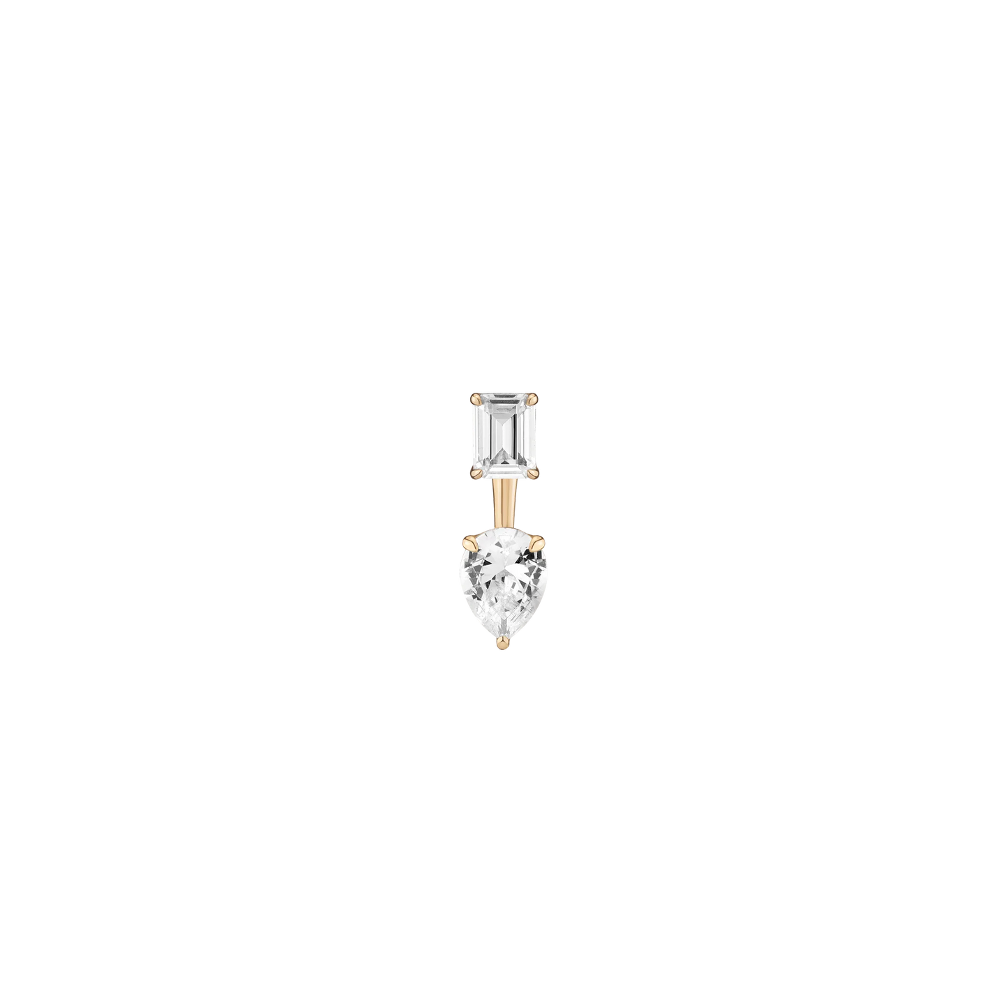 Jokabeth Jewelry Lab Grown White Sapphire Ear Jacket