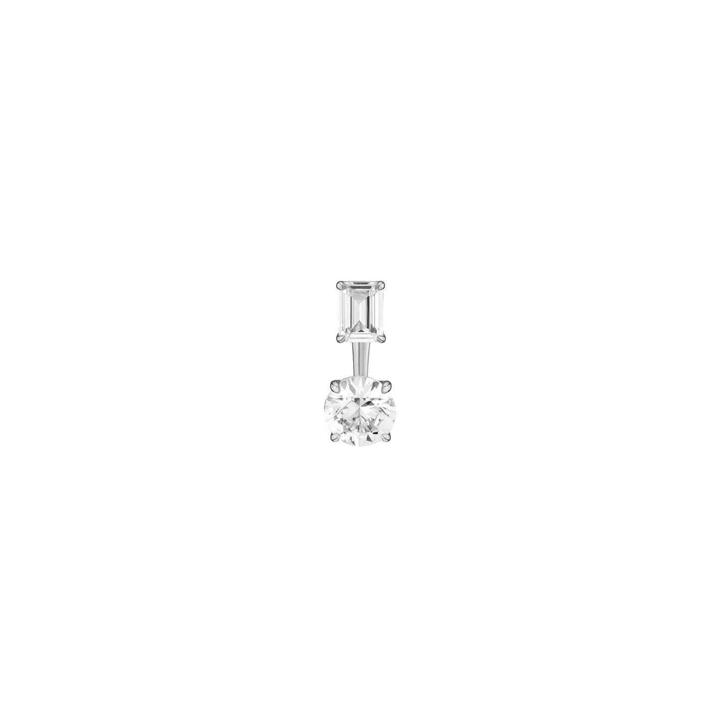 Jokabeth Jewelry Lab Grown White Sapphire Ear Jacket