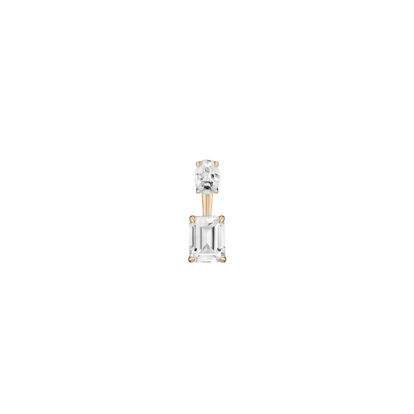 Jokabeth Jewelry Lab Grown White Sapphire Ear Jacket