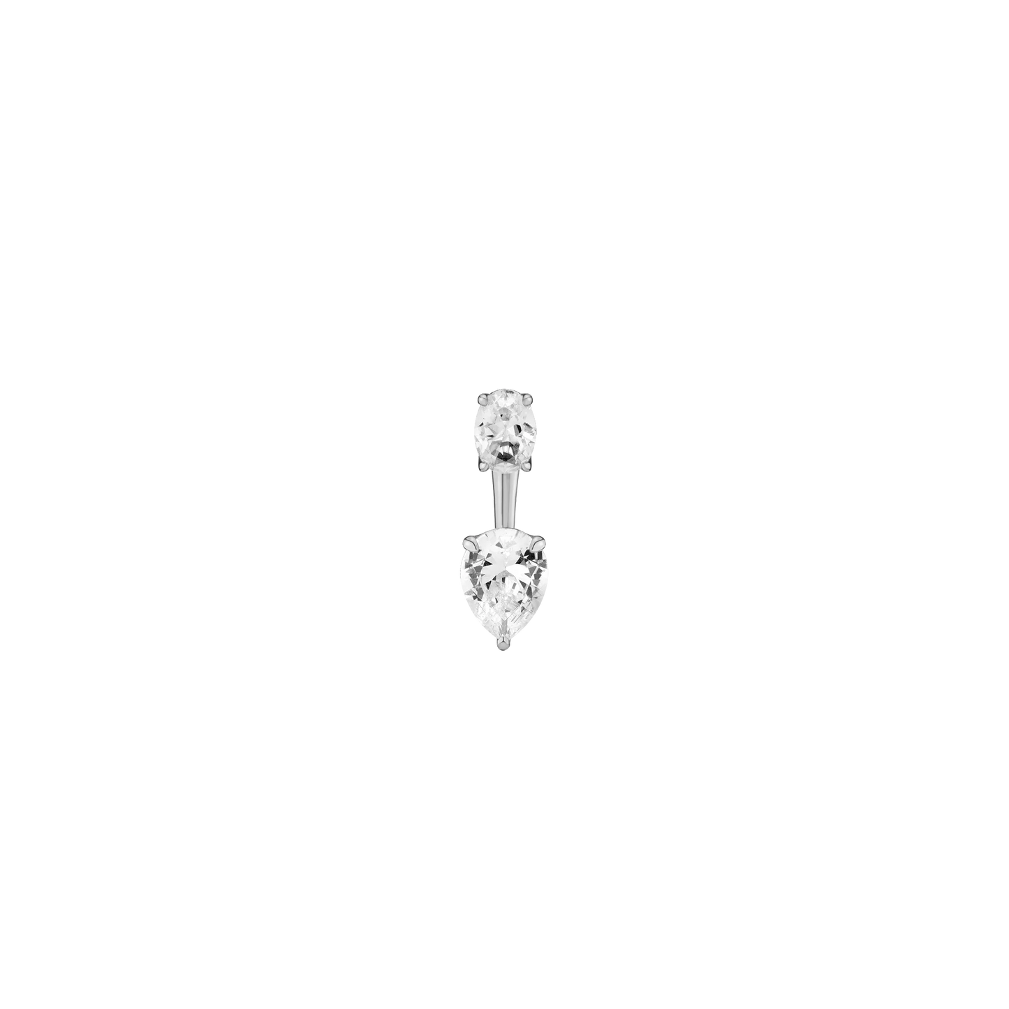 Jokabeth Jewelry Lab Grown White Sapphire Ear Jacket