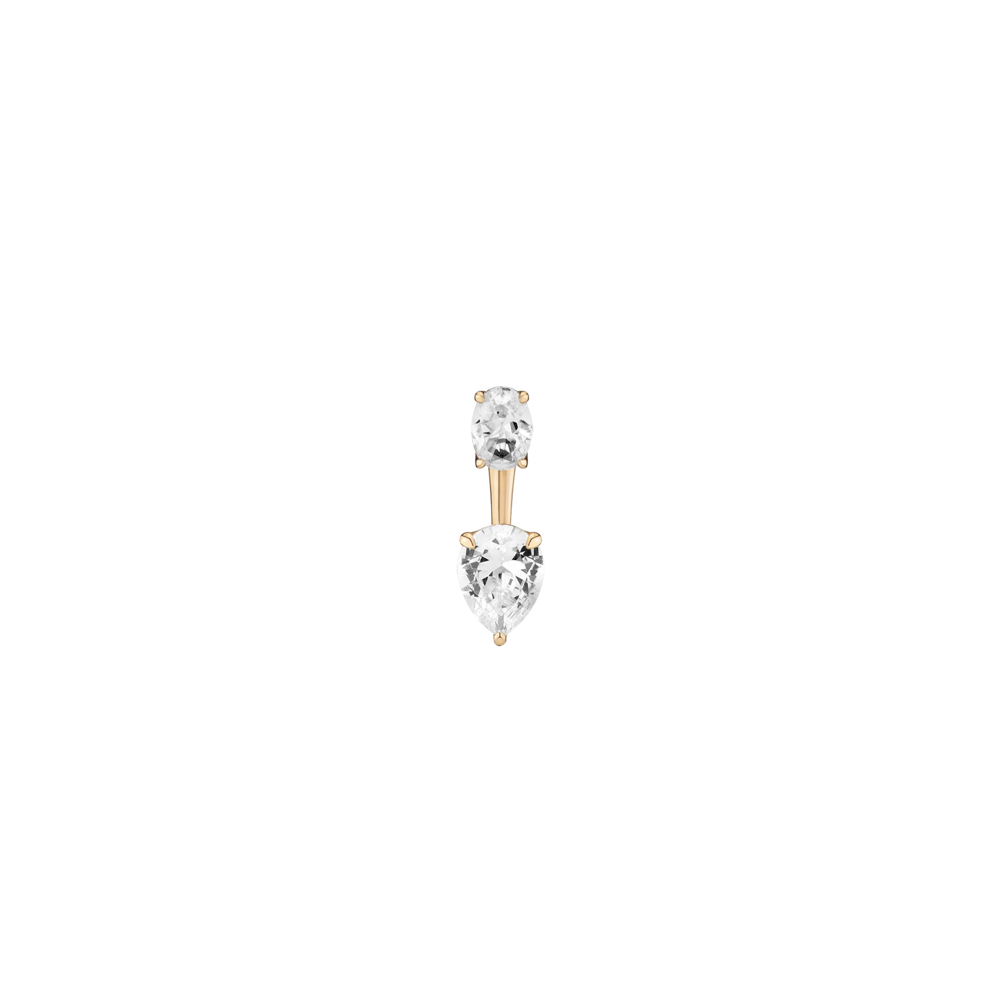 Jokabeth Jewelry Lab Grown White Sapphire Ear Jacket