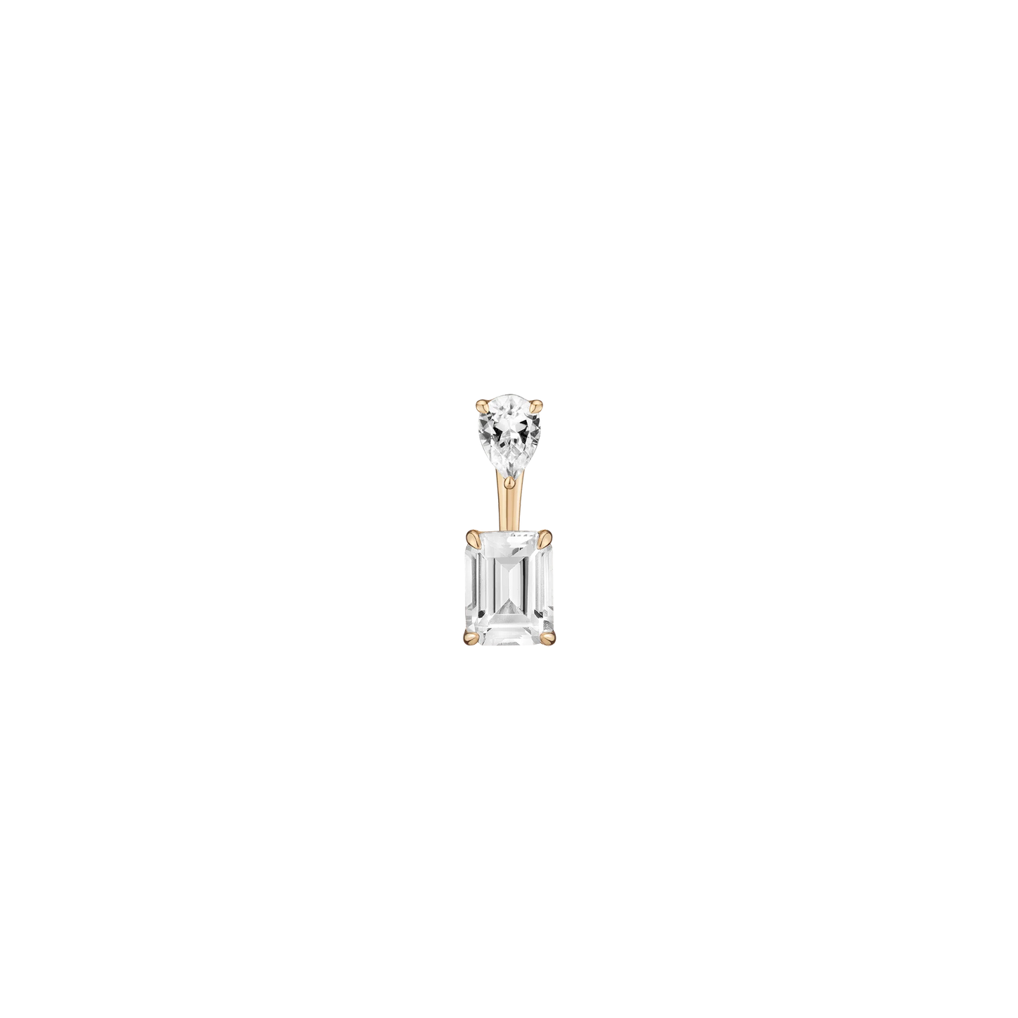 Jokabeth Jewelry Lab Grown White Sapphire Ear Jacket