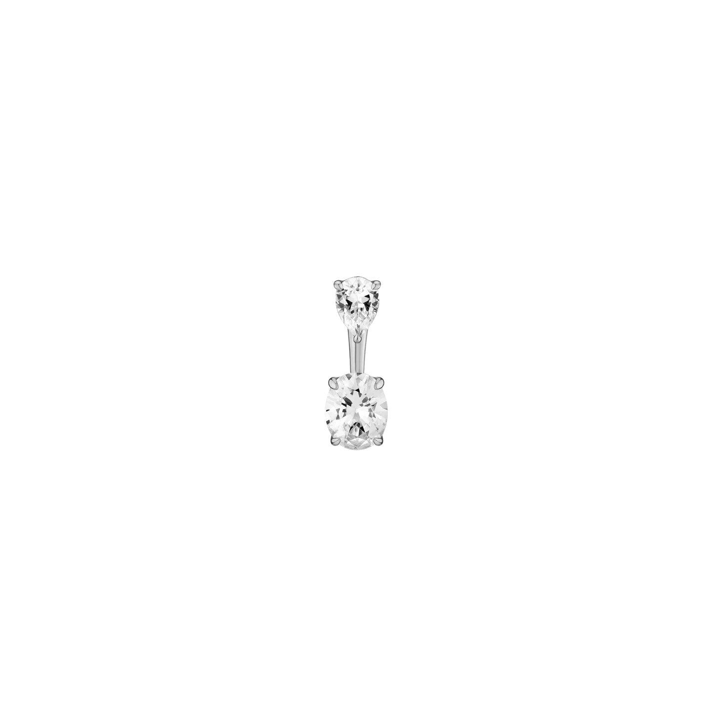 Jokabeth Jewelry Lab Grown White Sapphire Ear Jacket