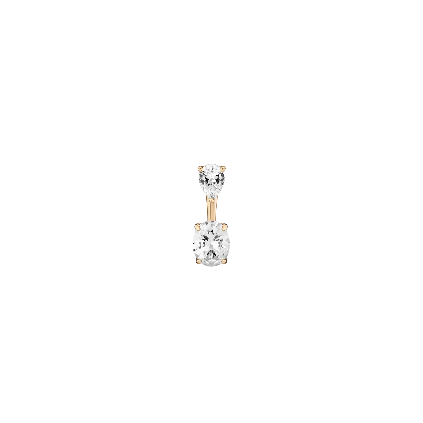 Jokabeth Jewelry Lab Grown White Sapphire Ear Jacket