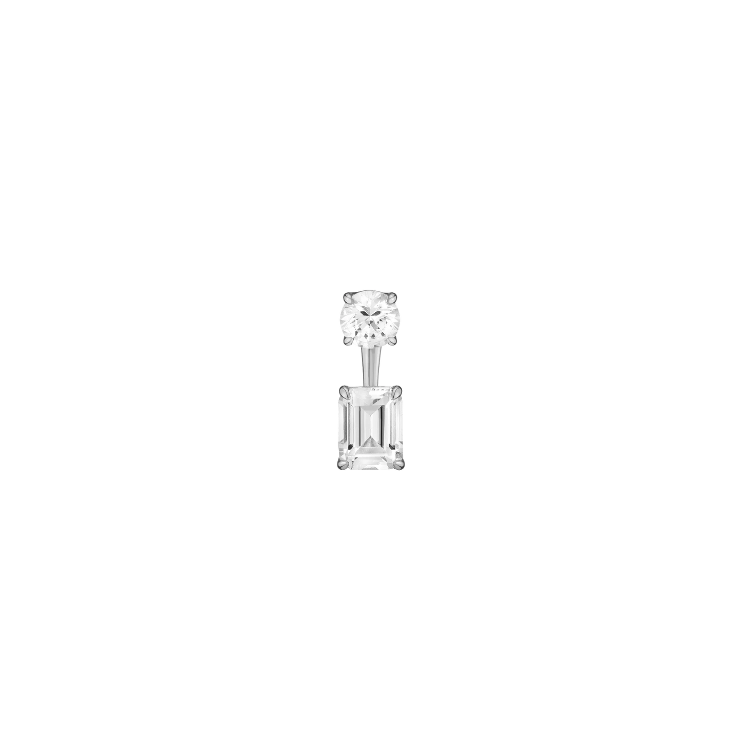 Jokabeth Jewelry Lab Grown White Sapphire Ear Jacket