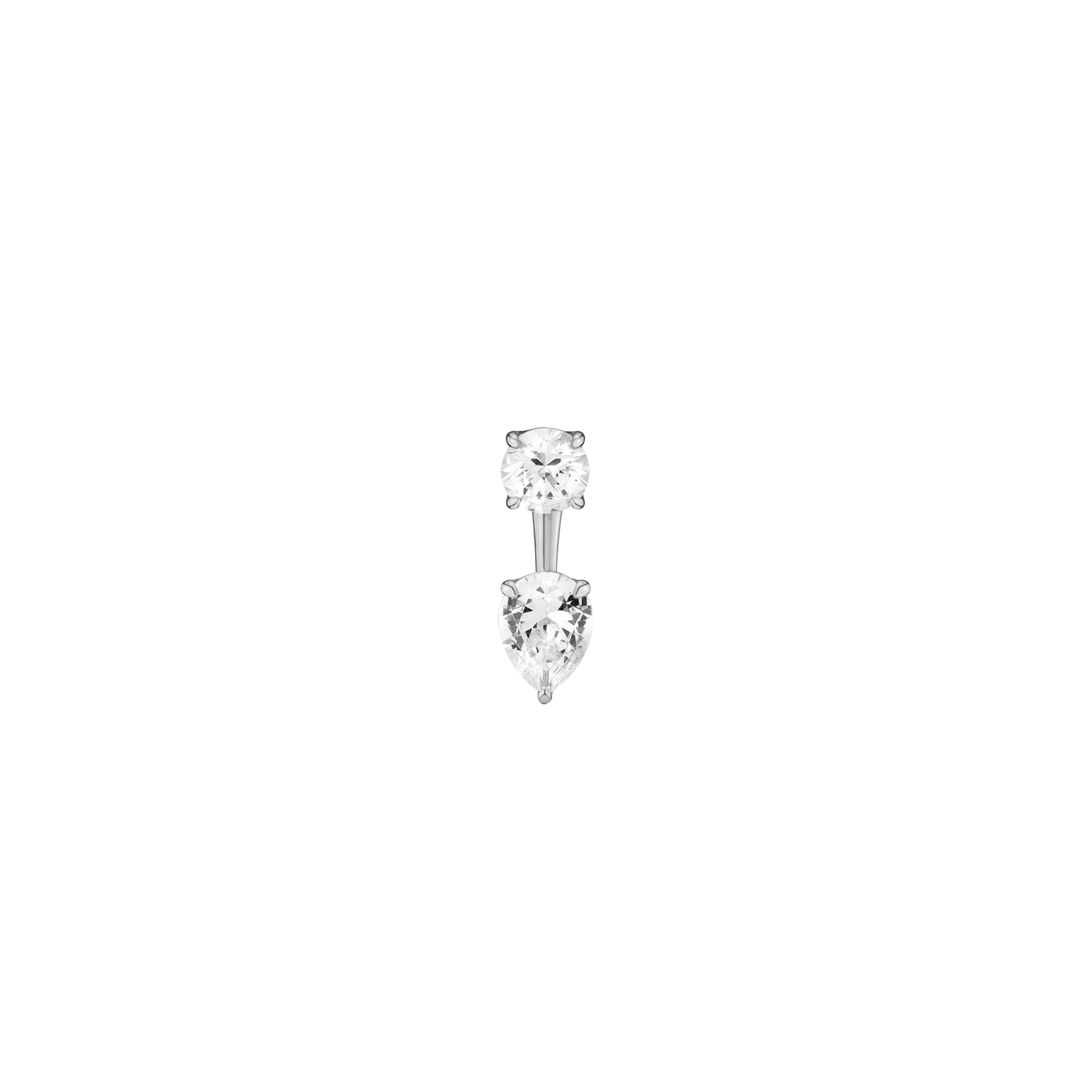 Jokabeth Jewelry Lab Grown White Sapphire Ear Jacket