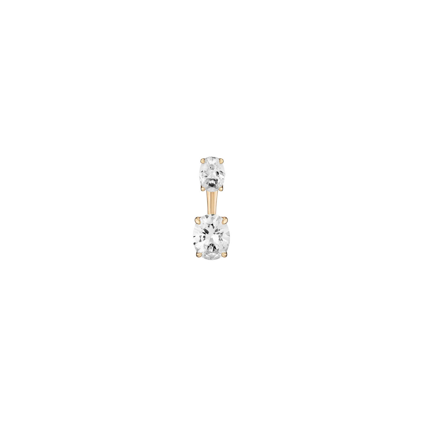 Jokabeth Jewelry Lab Grown White Sapphire Ear Jacket