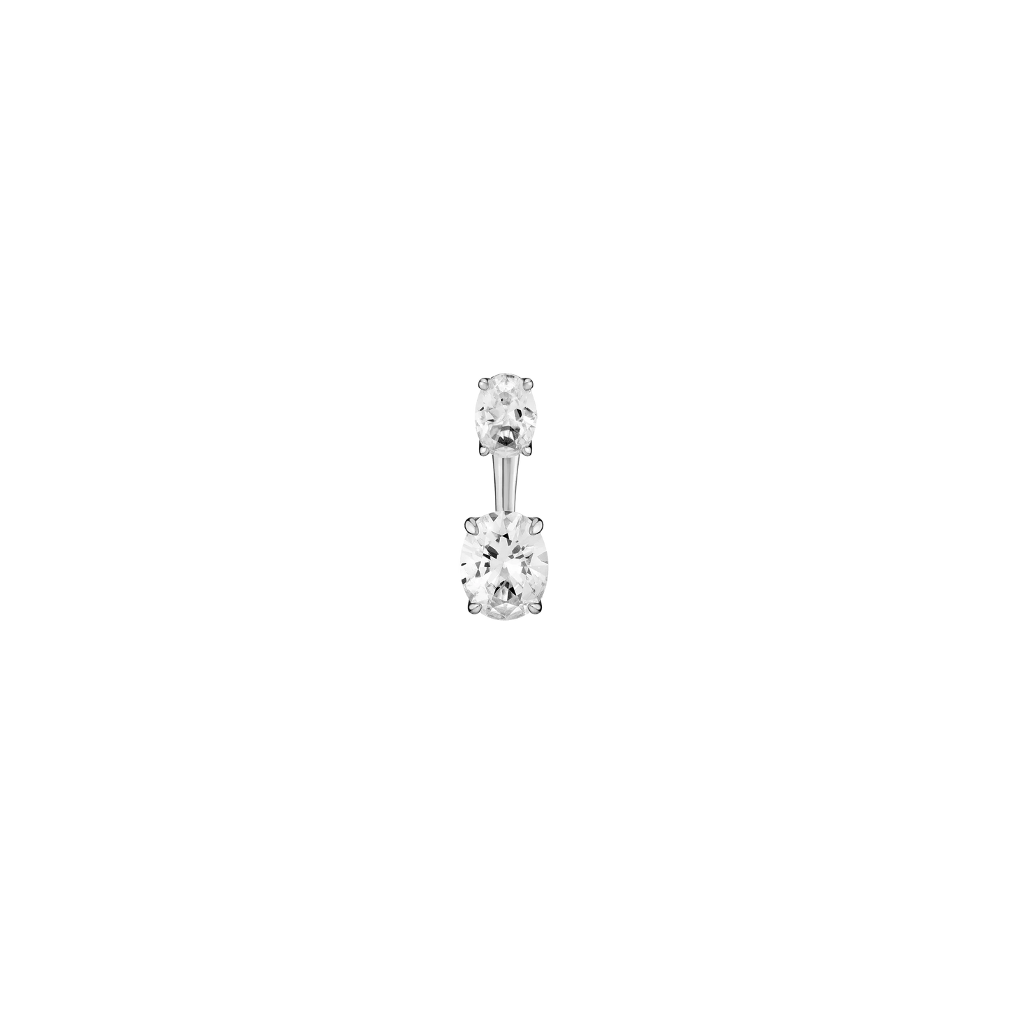 Jokabeth Jewelry Lab Grown White Sapphire Ear Jacket