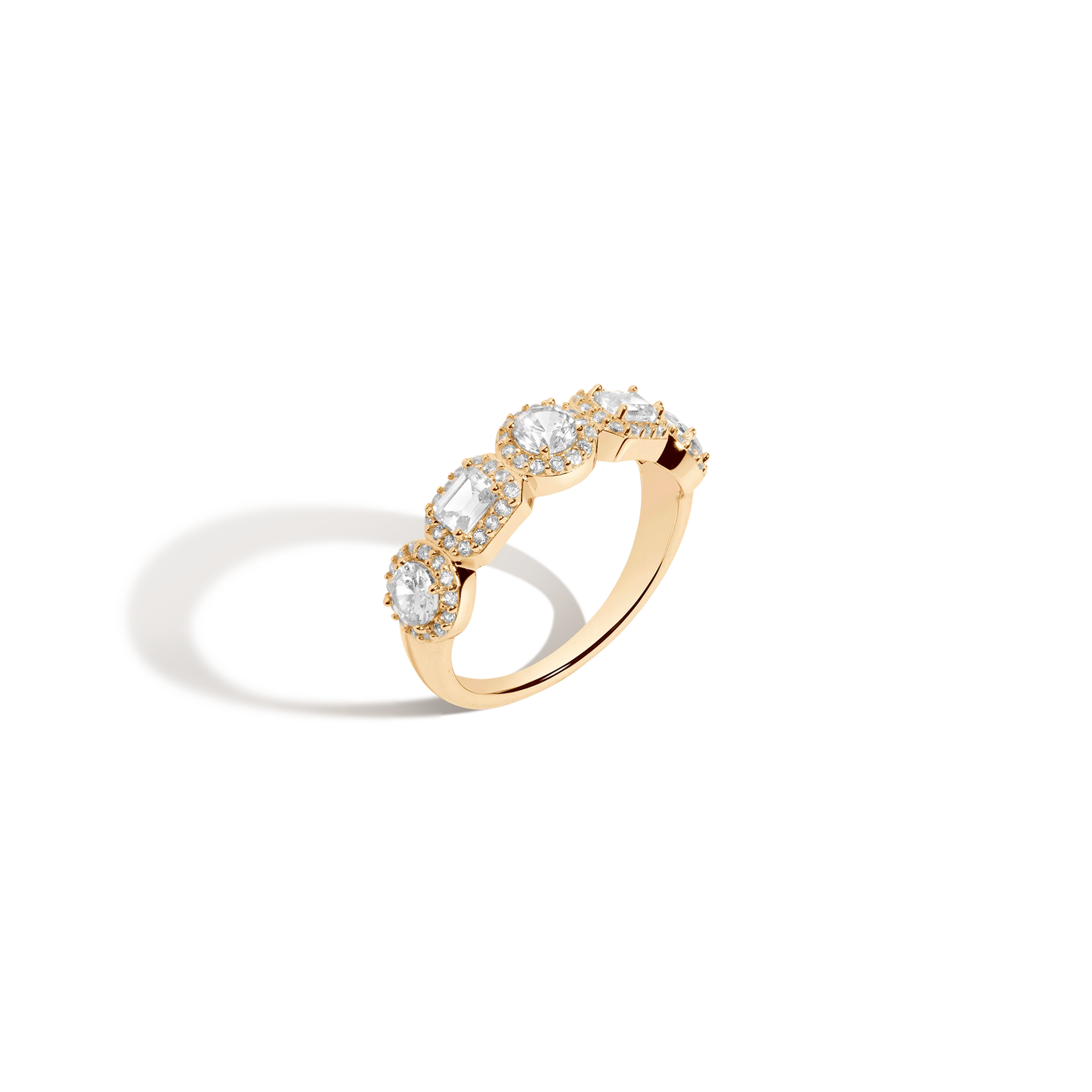Jokabeth Jewelry Lab Grown White Sapphire Edwardian Ring - Vintage Elegance