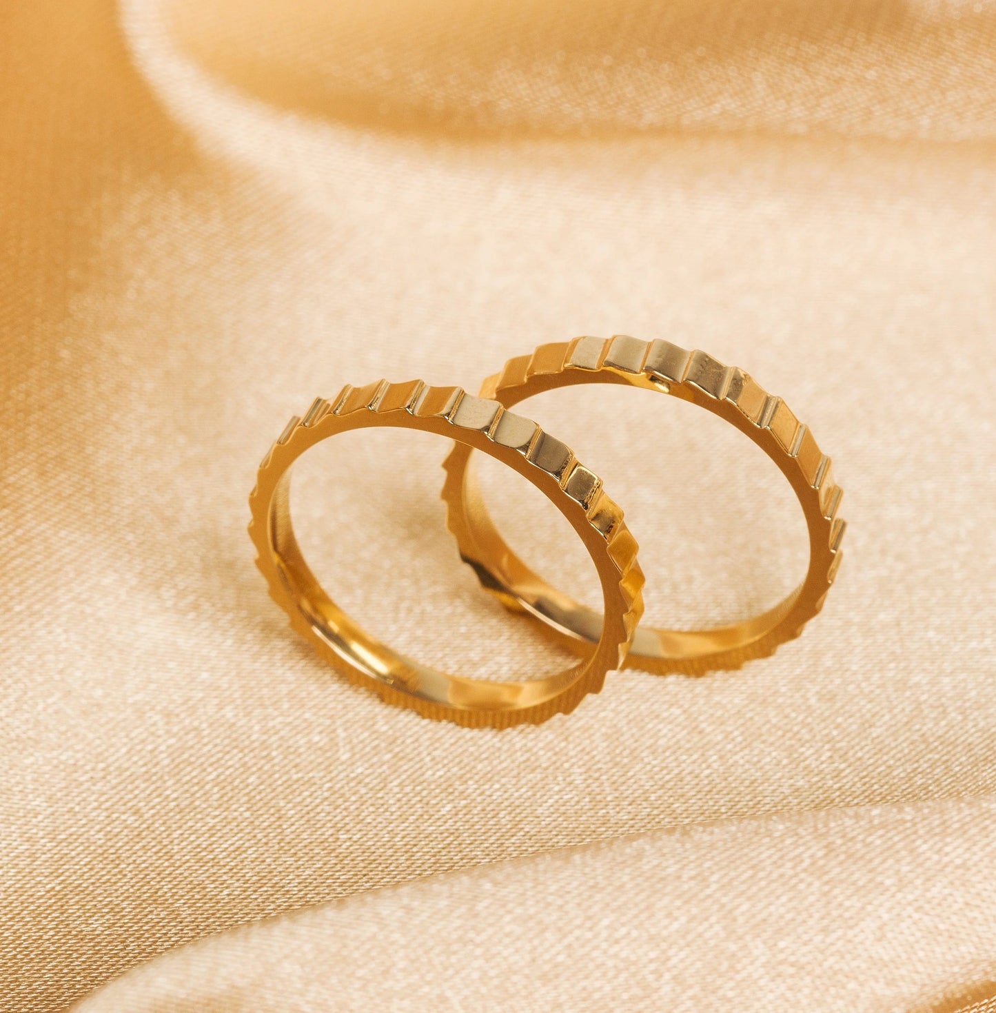 Jokabeth Jewelry Mini Infinity Ring - Gold Vermeil Stackable Band