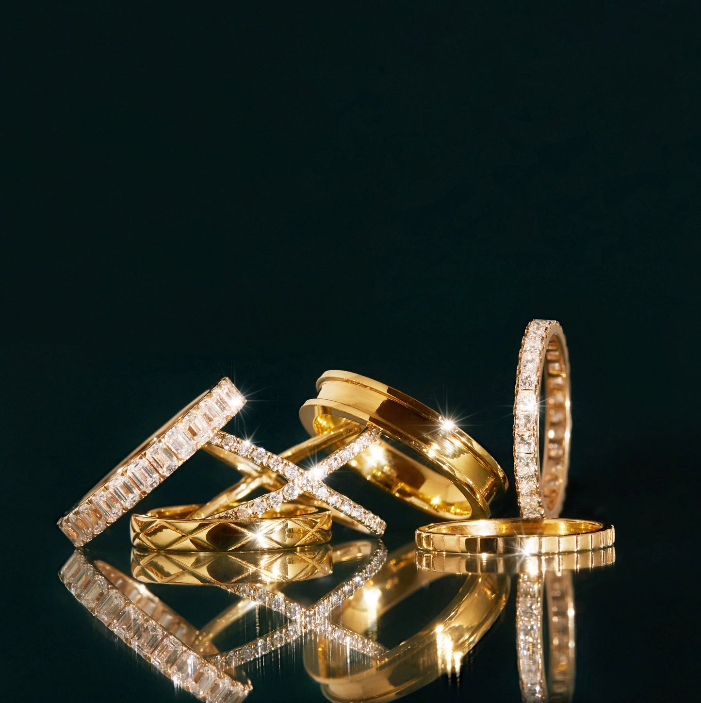 Jokabeth Jewelry Mini Infinity Ring - Gold Vermeil Stackable Band