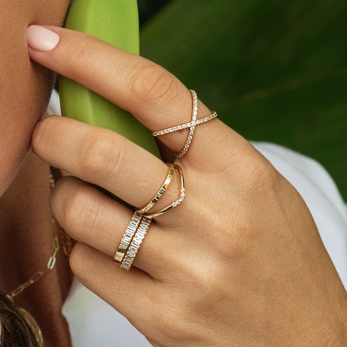 Jokabeth Jewelry Mini Infinity Ring – size 3 to 10 range display