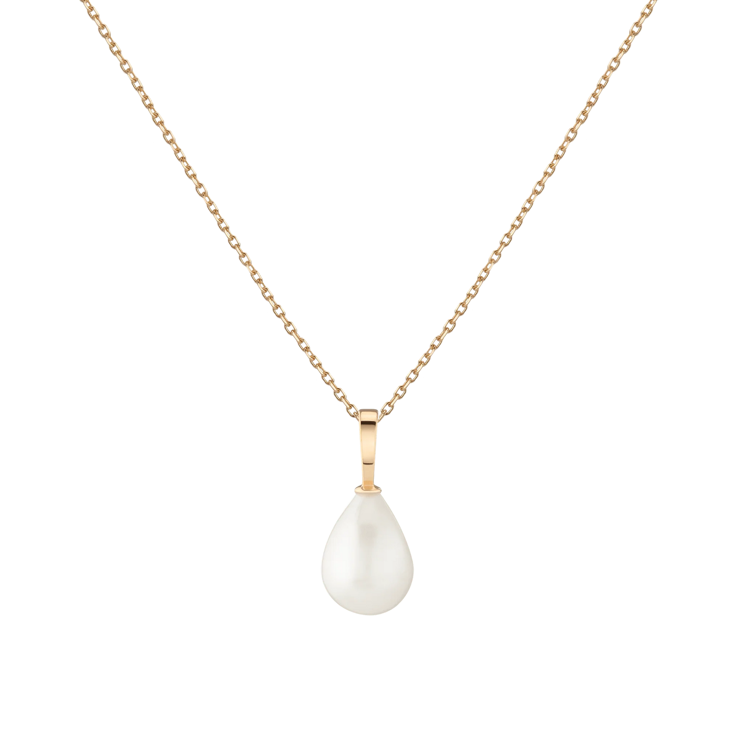 Jokabeth Jewelry Pearl Drop Necklace on delicate gold chain