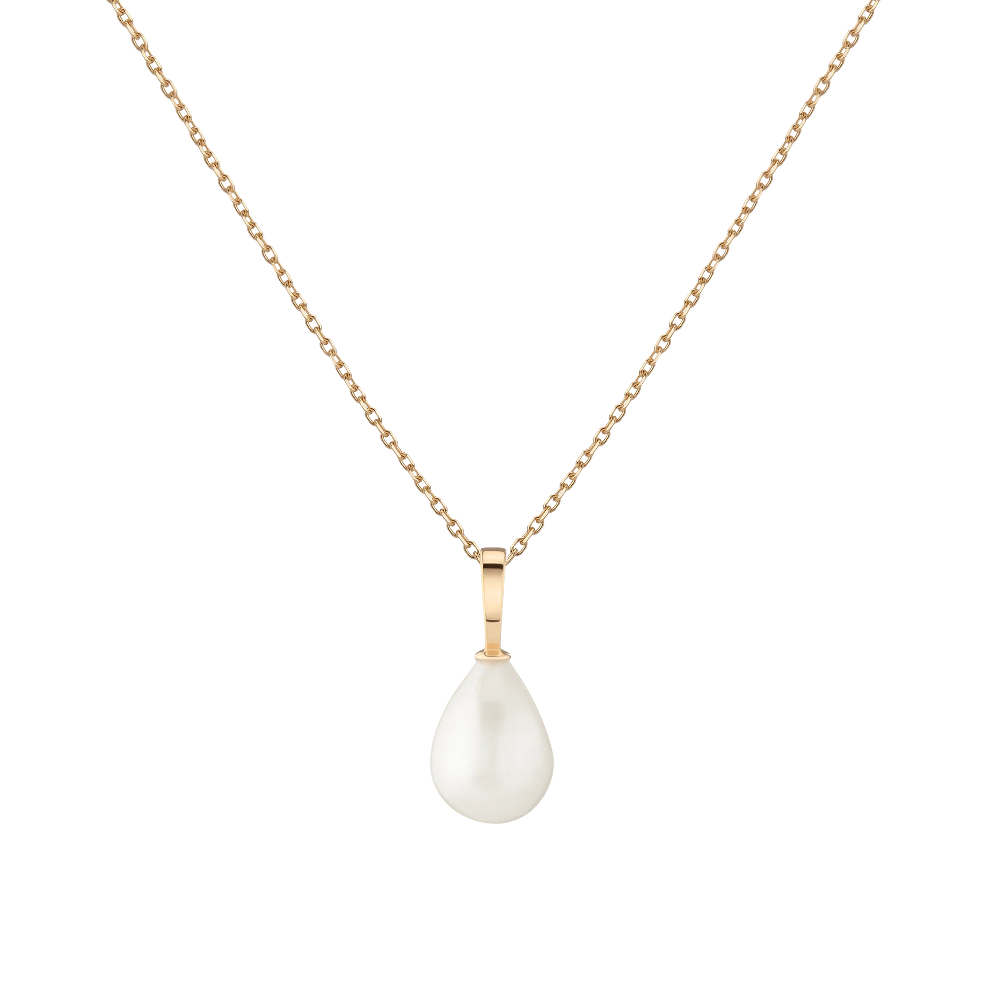 Jokabeth Jewelry Pearl Drop Necklace on delicate gold chain